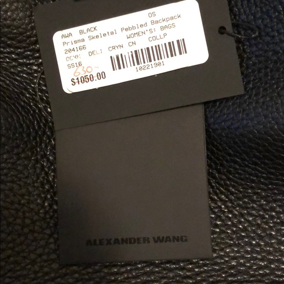 Auth NWT Alexander Wang Prisma Skeletal Backpack - Picture 7 of 7